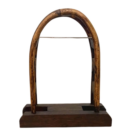 Karen Hill Tribe Thailand Vintage Elephant  Stand/ BELL NOT INCLUDED - Picture 1 of 10